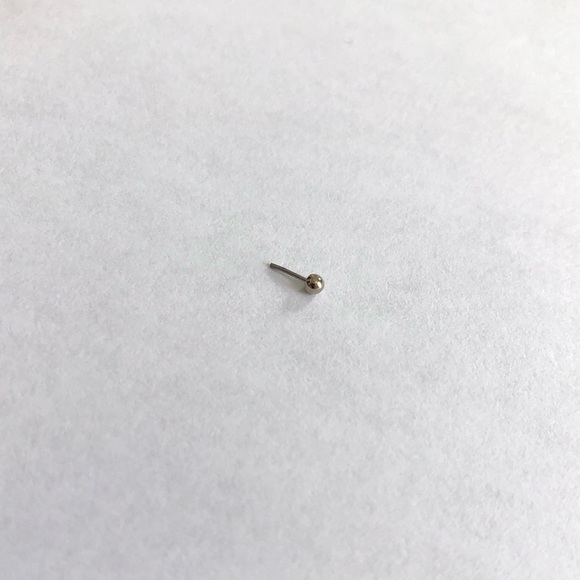 White gold threadless ball - Picture 2 of 4